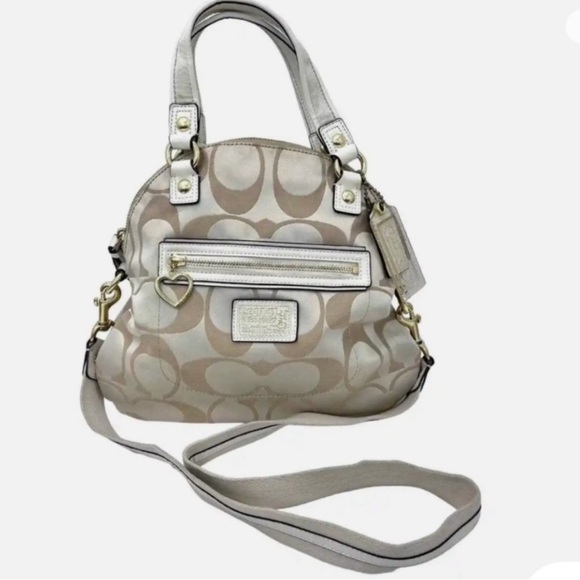 COACH Daisy Monogram Foldover Crossbody Purse - Picture 4 of 16